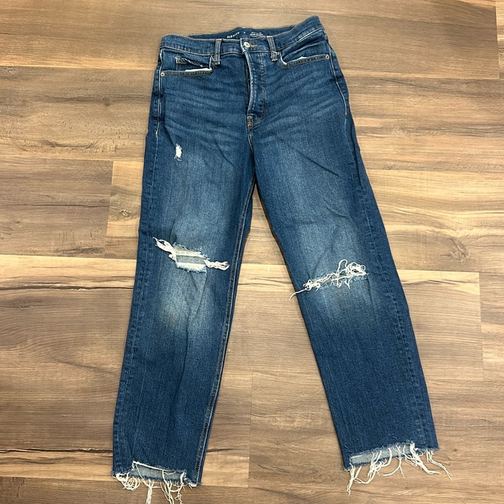 Old navy straight jeans size 8
